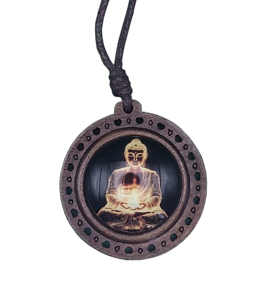 Collier Pendentif Bouddha Lumière