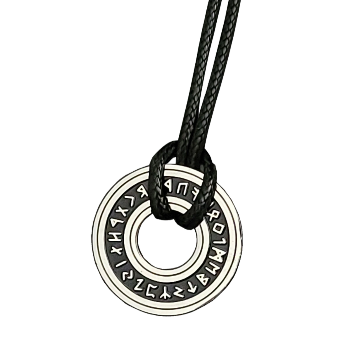 Collier Pendentif Cercle Runique Viking Mystique