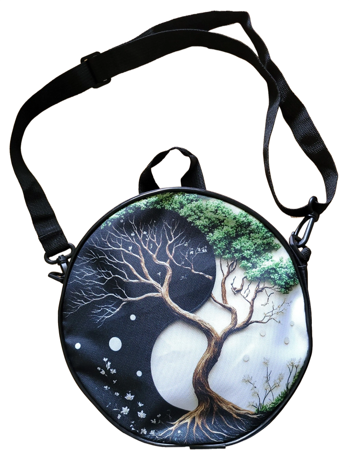 Sac rond Yin-Yang Arbre de vie